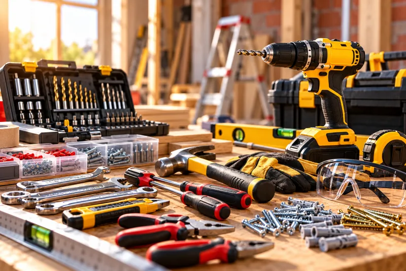 Ferramentas essenciais para pequenas obras e remodelações